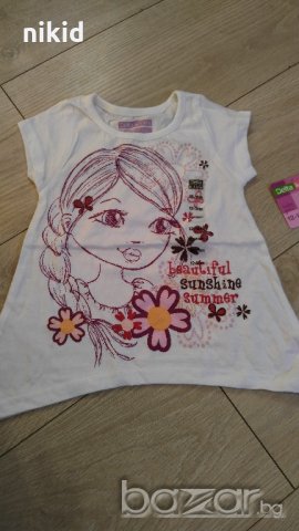 Красиво момиче блуза тениска бебешка оригинал Delta kids, снимка 1 - Бебешки блузки - 21242393