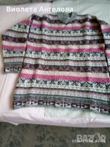 Зимен вълнен пуловер, снимка 1
