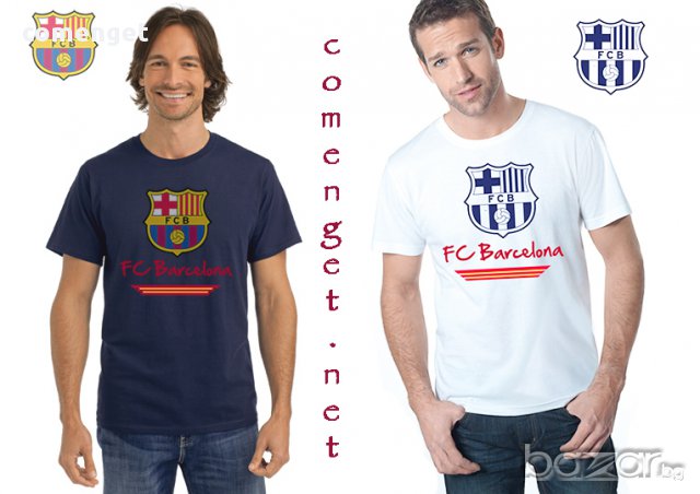 Уникални тениски на Барселона / Barcelona! Бъди различен, поръчай модел с Твоя снимка!, снимка 1 - Тениски - 14012255