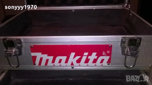makita профи куфар-внос швеицария-43х30х23см, снимка 8 - Куфари с инструменти - 25175656