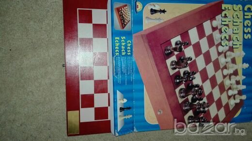 Шах в стилна дървена кутия., снимка 6 - Шах и табла - 20443111