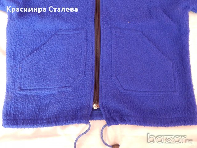 Синьо поларено яке-5 год., снимка 4 - Детски якета и елеци - 15252712