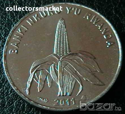 50 франка 2011, Руанда, снимка 2 - Нумизматика и бонистика - 9911933