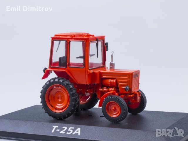 Моделче на трактор Т-25А, Владимирец, "Hachette", 1:43, снимка 2 - Колекции - 25202107