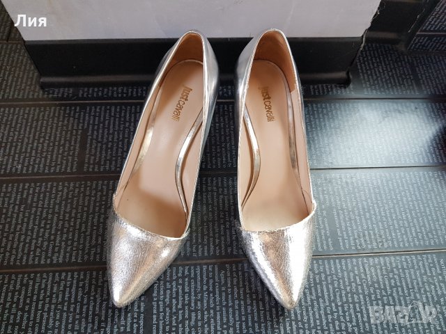 Дамски обувки Just Cavalli естествена кожа36 номер, снимка 4 - Дамски елегантни обувки - 23645516