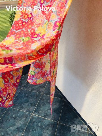 Много тънка флорална рокля, снимка 3 - Рокли - 25796758
