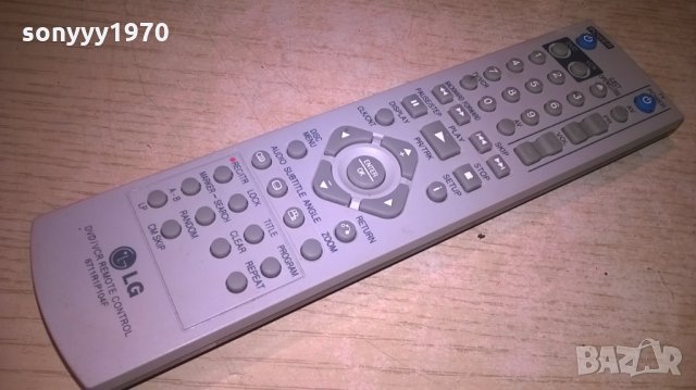 lg dvd/vcr-remote control-внос швеицария, снимка 1 - Дистанционни - 25313830