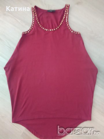 AX асиметрична туника/рокля в бордо, снимка 4 - Детски Блузи и туники - 21278729