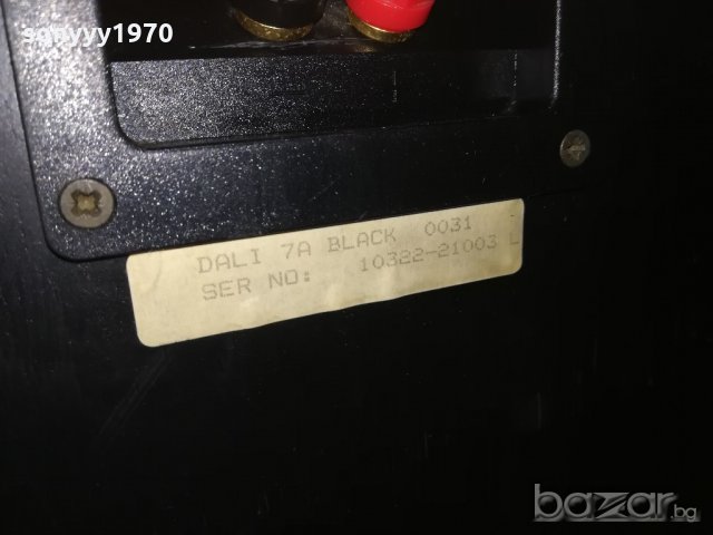 dali 7a black-2бр-с нови гънки-внос швеицария-95х31х28см, снимка 16 - Тонколони - 20894360