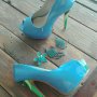 Елегантни обувки на платформа, снимка 1 - Дамски обувки на ток - 14436060