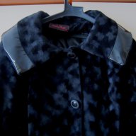 Еко палто-манто-черно, снимка 2 - Палта, манта - 16628253