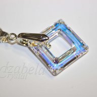  Комплект  Сваровски "Square" Crystals from SWAROVSKI ®, снимка 7 - Бижутерийни комплекти - 11406213