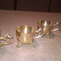 златни чашки 4бр-за кафе/чаи-ретро колекция-внос швеция, снимка 5 - Колекции - 25477997