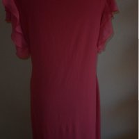 Еластична розова рокля с къдрици , снимка 8 - Рокли - 18853100