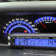 Е30 Часовник за кола с термометър и волтметър, снимка 4 - Аксесоари и консумативи - 17447361
