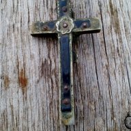 Старинен кръст,кръстче, снимка 3 - Антикварни и старинни предмети - 18355654