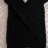 🌸Черен пуловер - С размер🌸, снимка 2 - Блузи с дълъг ръкав и пуловери - 20585927