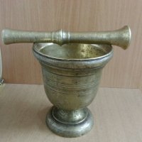 Стар български хаван хаванче бронз месинг , снимка 9 - Антикварни и старинни предмети - 26194339