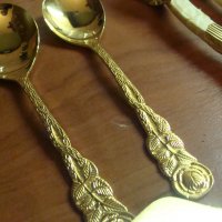  gold vergoldet  Baccara Rose  позлатени прибори намалени, снимка 5 - Прибори за хранене, готвене и сервиране - 23661899