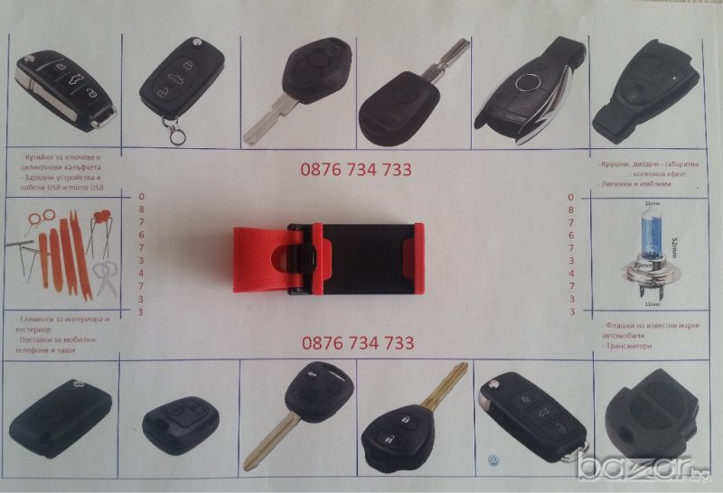 Стойка за телефон с монтаж на волана, снимка 1