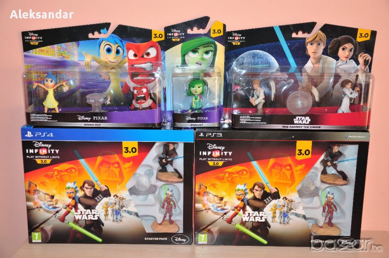 Нови ps4,ps3,Disney,Infinity,Marvel,Inside out,Star Wars,pack, снимка 1