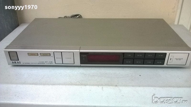 akai at-a2 stereo tuner-made in japan-внос швеицария, снимка 1