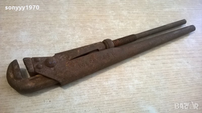 стар руски раздвижен ключ-31см, снимка 1