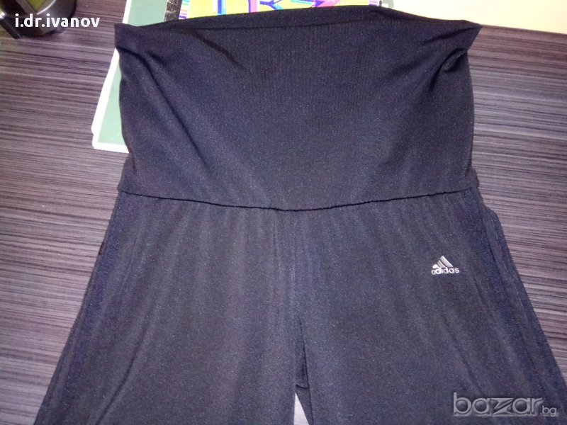 Оригинално долнище Adidas с широк колан(за бременни) UK 16 по етикет, снимка 1