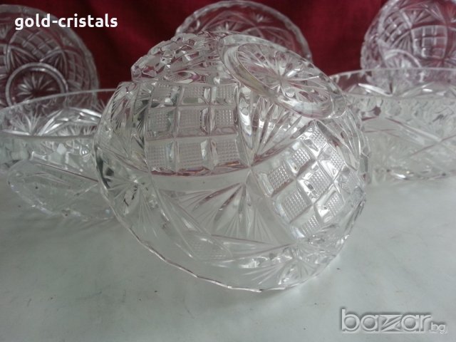 кристални купички, снимка 13 - Антикварни и старинни предмети - 20839327
