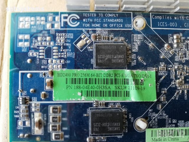 Видео карта ATi Radeon Sapphire HD 2400 Pro 256MB PCI-E, снимка 7 - Видеокарти - 24570676