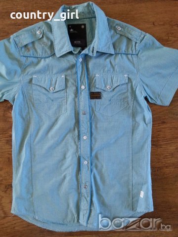 g-star midnight piping - страхотна мъжка риза, снимка 3 - Ризи - 21406609
