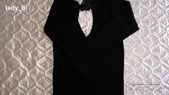 🌸Черен пуловер - С размер🌸, снимка 3 - Блузи с дълъг ръкав и пуловери - 20585927