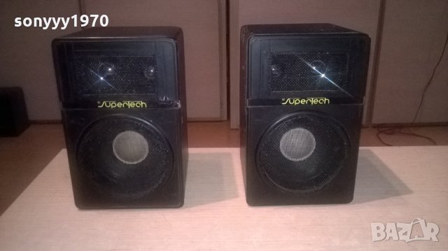 supertech 2x100w/4ohm-2бр метални тонколони-внос швеицария, снимка 7 - Тонколони - 24980985