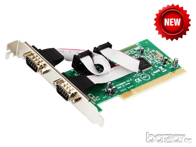 iOCrest контролери USB/PCI/PCI-E към LPT/RS232 2/4/6/8 порта, снимка 2 - Кабели и адаптери - 19494097