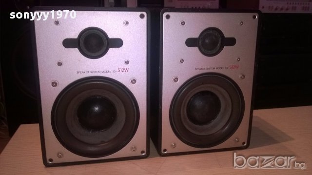 Aurex/toshiba ss-s12w 2х80watts/8ohms-22/15/12см-метални-внос швеицария, снимка 3 - Тонколони - 15655279