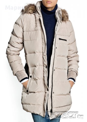 Пухено яке MANGO, снимка 1