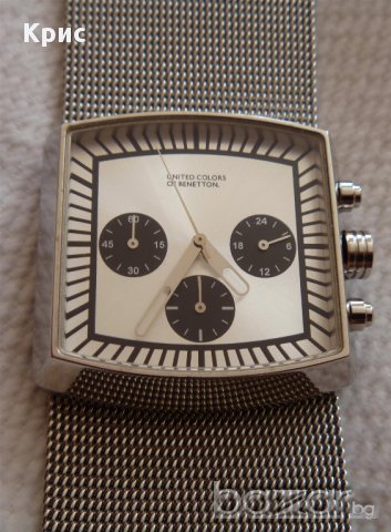 Нов! Ръчен часовник Бенетон UNITED COLORS OF BENЕTTON 7451902035 Хронограф Chronograph, снимка 1 - Мъжки - 12792525