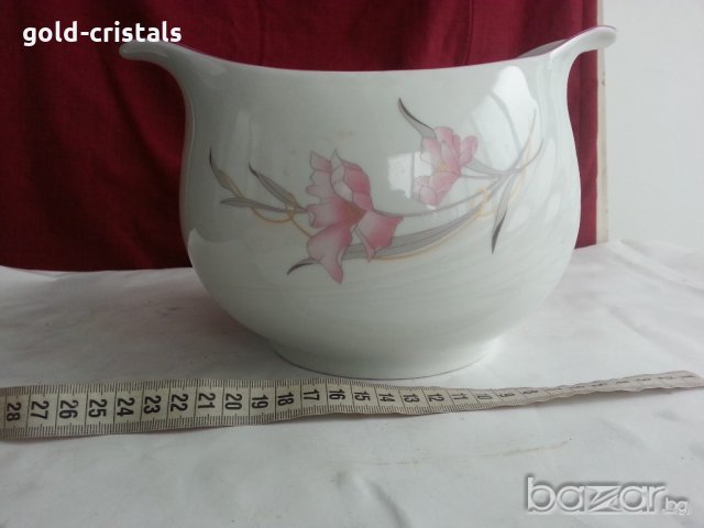 стар български порцелан супник купа , снимка 5 - Антикварни и старинни предмети - 20839348