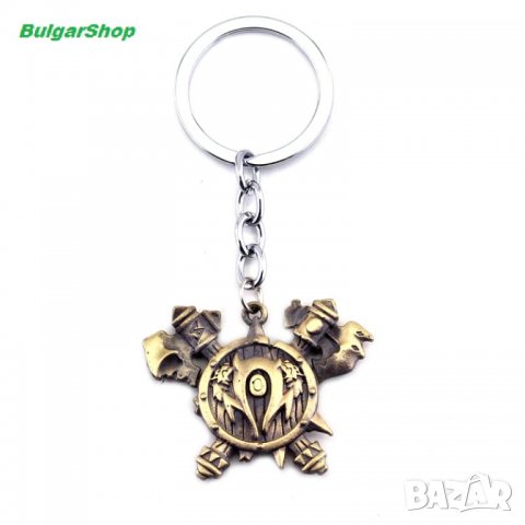 🌎 ⚔️ 🛡️ World of Warcraft лого - щит и брадви