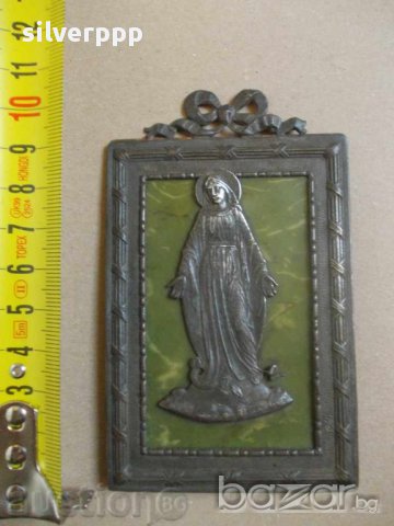 Стара настолна икона, снимка 5 - Антикварни и старинни предмети - 16955584