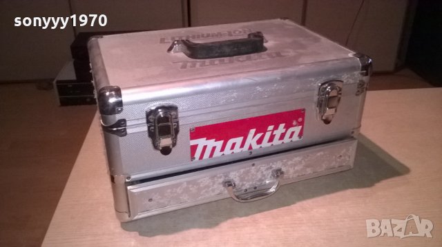 makita профи куфар-внос швеицария-43х30х23см, снимка 16 - Куфари с инструменти - 25175656