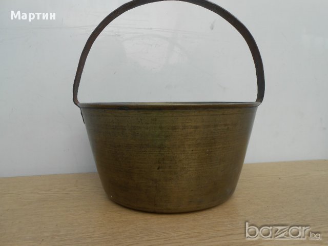 Стар масивен бронзов - Съд - 12л. / 8кг. !!! (98), снимка 1