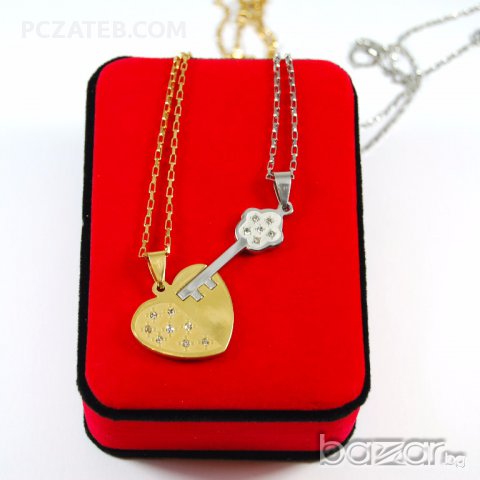 Медальон "Ключ за сърцето", снимка 1 - Колиета, медальони, синджири - 16898196
