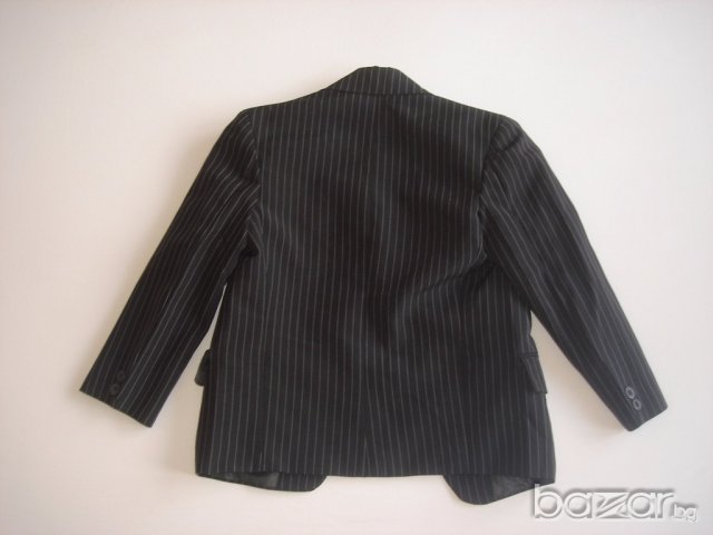 Елегантно черно сако за момче, 122 см. , снимка 5 - Детски якета и елеци - 16381389