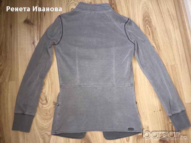 Дамско сако RIPCURL  оригинал, size S, от трико с асиметричен цип, много запазено, отлично състояние, снимка 4 - Сака - 11042999