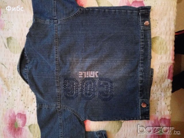 Дънково яке, снимка 2 - Детски панталони и дънки - 19863209