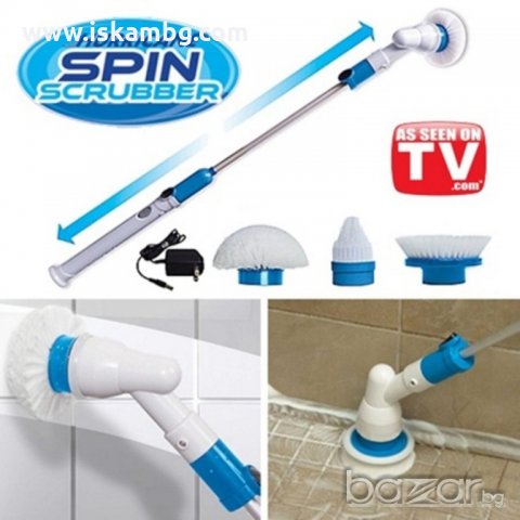 Eлектрическа четка за баня Spin Scrubber - КОД 1796, снимка 2 - Други - 21110467