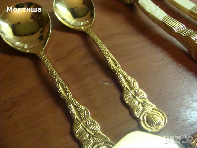  gold vergoldet  Baccara Rose  позлатени прибори намалени, снимка 5 - Прибори за хранене, готвене и сервиране - 23661899