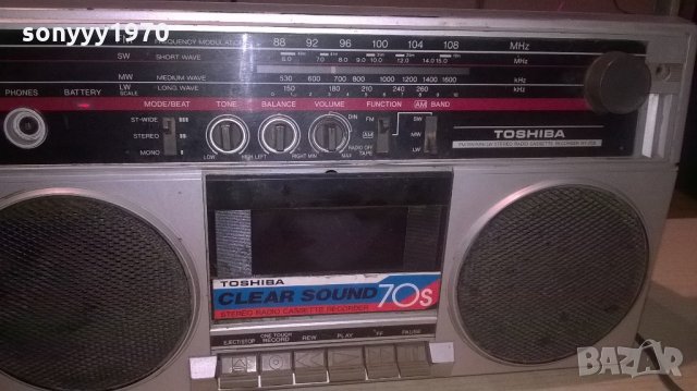 toshiba rt-70s-ретро колекция, снимка 7 - Радиокасетофони, транзистори - 21825778