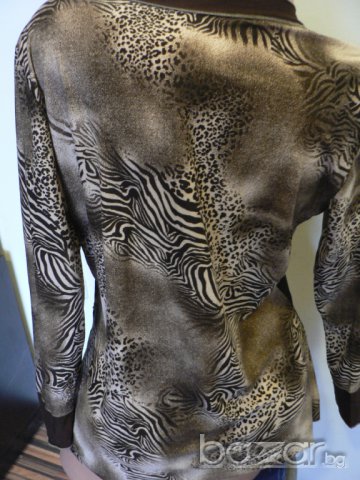 Avalanche XL-XXL тигрова дамска блуза дълъг ръкав тигрови женски блузи дълги ръкави, снимка 2 - Блузи с дълъг ръкав и пуловери - 6620300